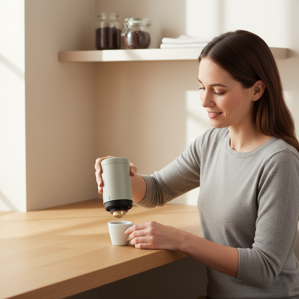 Portable Capsule Espresso Coffee Maker - Minipresso NS2